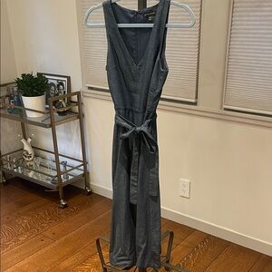 Banana Republic Blue Denim Midi Dress